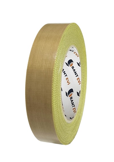 Teflon Bant 25mmx10mt Yapışkanlı Teflon Kaplı Cam Kumaşı Ptfe