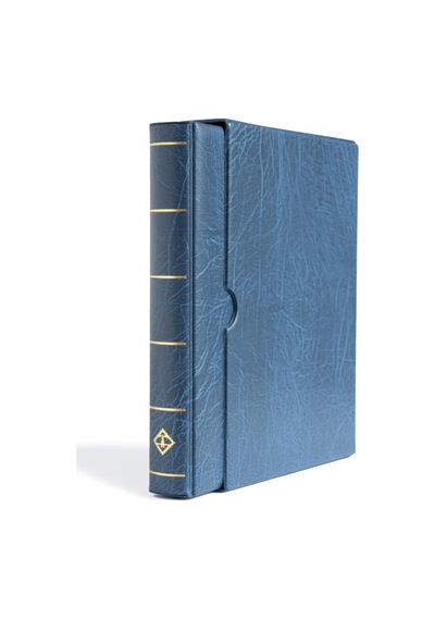 Leuchtturm Varıo F Dar Kasetli Klasör 255x325x60mm Kağıt Para, Pul, Zarf Ve Efemera Koleksiyonlarınız İçin İdealdir , Mavi Kapak