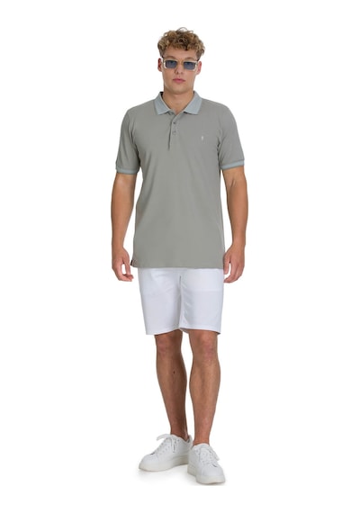 Hatemoğlu Haki Regular Fit 100% Pamuklu Polo Yaka Tişört 1999775 Haki-02
