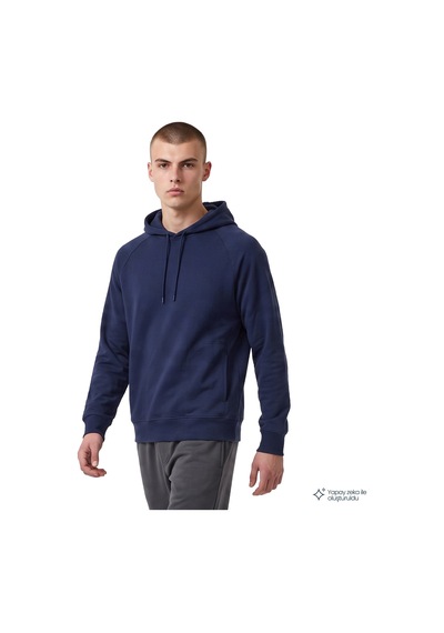Sportive Lenix Erkek Lacivert Günlük Stil Sweatshirt 26ye0011-klcv Mavi