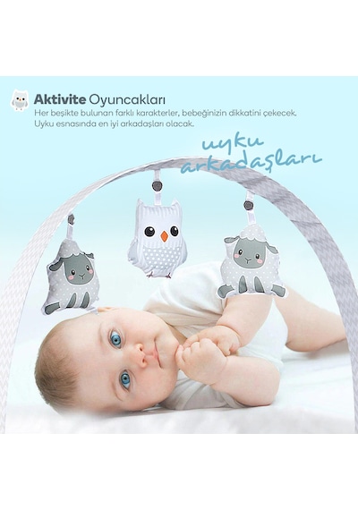 Kiwi Safe & Comfort Sleeper All in One Sallanır Katlanır Ahşap Beşik
