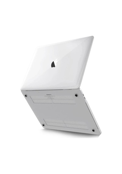 Newface Apple Macbook Uyumlu Pro 16.2 2021 Macbook Uyumlu Buzlu Kapak - Şeffaf