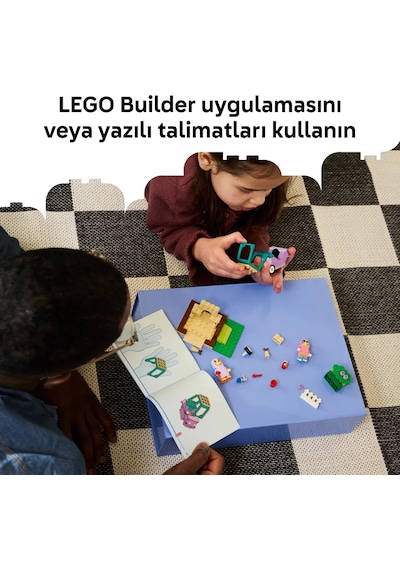 LEGO® Bluey Büyükanneler ile Bingo ve Bluey 11216 - 4 Yaş ve Üzeri Çocuklar için Minifigür İçeren Oyuncak Yapım Seti (80 Parça)