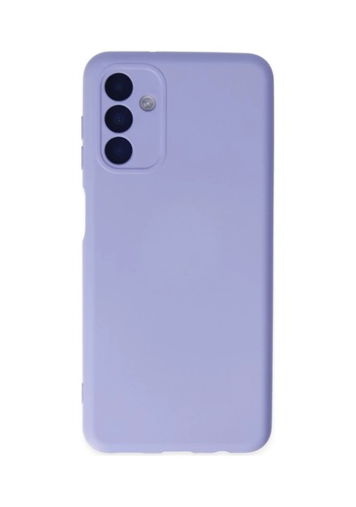 Samsung Uyumlu Galaxy A04s Uyumlu Kılıf Nano İçi Kadife Silikon - Lila