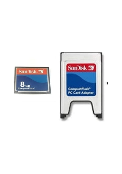 8 Gb Compact Flash Kart Pcmcıa-cf Compact Flash Adaptör