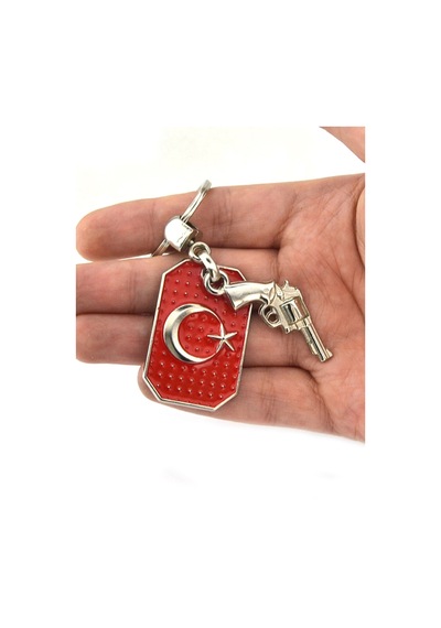 Anahtarlık Sepeti Ay Yıldız Künye Toplu Tabanca Anahtarlık
