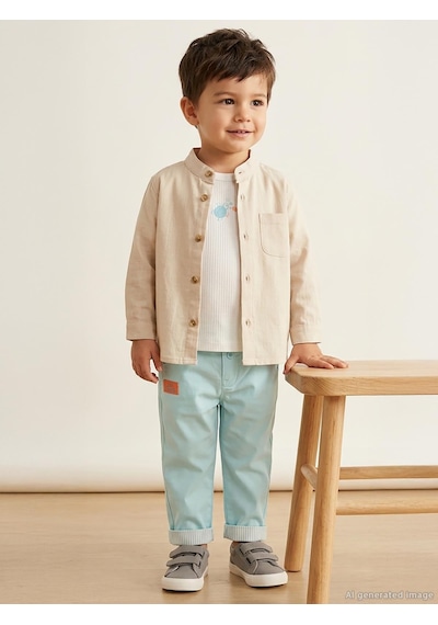 Biorganik Biorganic Sea Friends 3 Parça 9-24 Ay Takım - Ekru