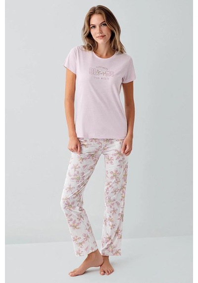Arnetta 3622-b Bayan Battal Pijama Takım Toz Pembe