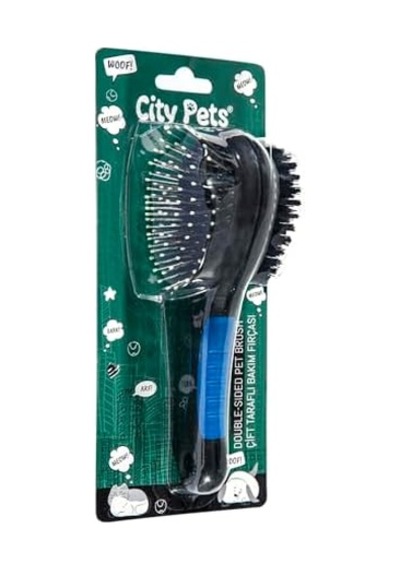 City Pets Çift Taraflı Bakım Fırçası C-8284 76385801