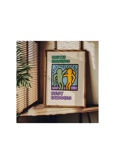 Keith Haring Çerçevesiz Poster, Modern Dekoratif Çerçevesiz Poster, Tablo, Keithharing-2, 50 X 70 Sku: Zeusb0dt9rc14l
