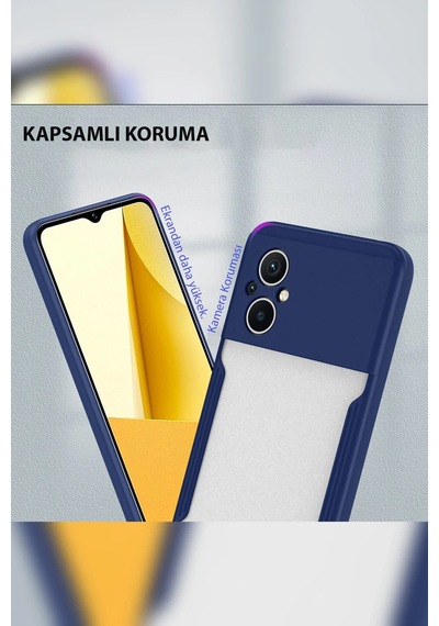 Ilkeshop Newface Xiaomi Poco M5 Kılıf Platin Silikon - Siyah