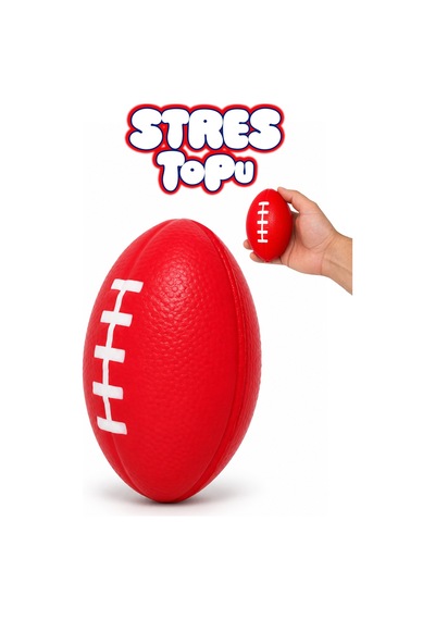 Zıplayan Stres Topu Rugby Amerikan Futbolu Topu Bahçe Oyuncağı Stres Topu 3421