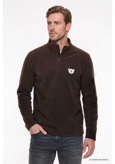 Ac&Co / Altınyıldız Classics Erkek Kahverengı Anti-pilling Tüylenme Yapmayan Soğuk Geçirmez Standart Fit Bato Yaka Sweatshirt Polar Kahverengi Ac&Co / Altınyıldız Classics Erkek Kahverengı Anti-pilling Tüylenme Yapmayan Soğuk Geçirmez Standart Fit Bato Yaka Sweatshirt Polar Kahverengi