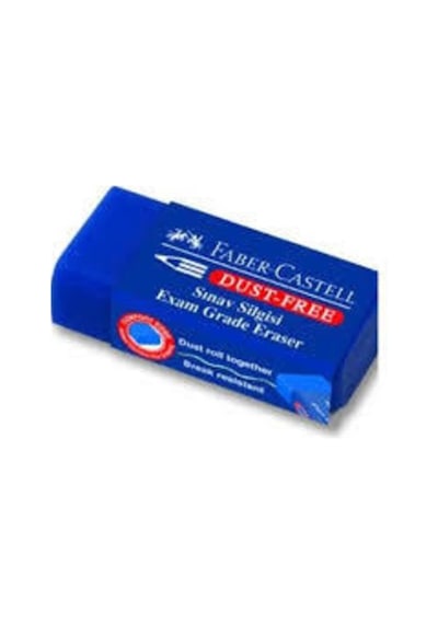 Faber Castell 5 Adet Faber Castel Sınav Silgisi Mavi Dust Free