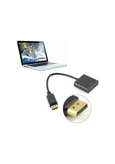 Displayport To Hdmi Çevirici Apple  Uyumlu MacBook Laptop Pc Converter