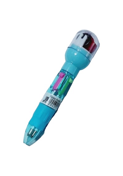 4 Renkli Tükenmez Kalem Mini Boy Cep Kalemi Unicorn Ve Tepesi Baskılı Modeller 1
