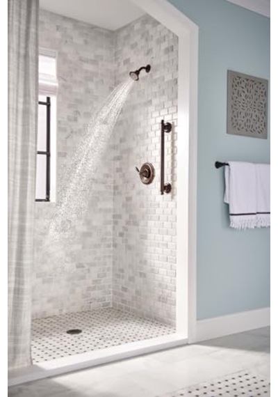 Moen T2152eporb Brantford Positemp Shower Trim Kit Without Valve, Oil-rubbed Bronze