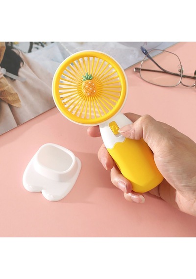 Robeve Mini Fan Masaüstü Taşınabilir Telefon Stantlı Vantilatör 2si 1 Arada Taşınabilir Masaüstü Fan