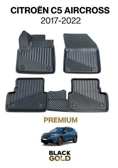 Citroen C5 Aircross 2017-2022 Uyumlu 3d Oto Paspas Premium