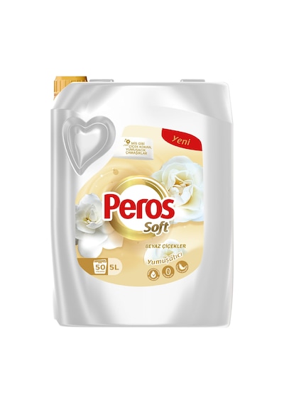 Peros Soft Beyaz Çiçekler Yumuşatıcı 5 L