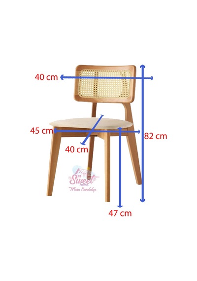 Kuzey Sandalye Ahşap Gürgen 2 Li Set Cafe,restaurant,mutfak,salon,yemek Odası Sandalyesi Siyah
