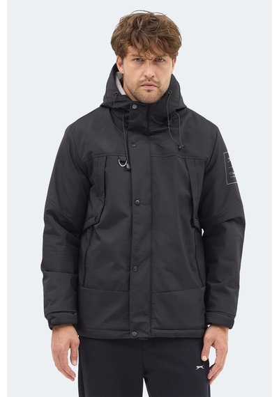 Slazenger Globe Erkek Siyah Mont & Kaban Siyah