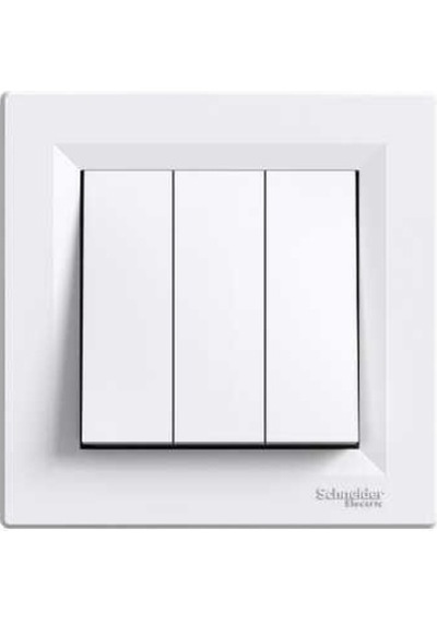 Schneider Asfora 3lü Anahtar Beyaz - EPH2100121