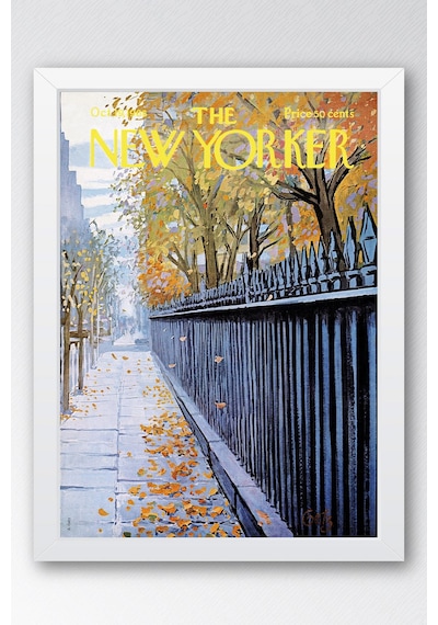 The New Yorker Çerçeveli Tablo October 19 1968