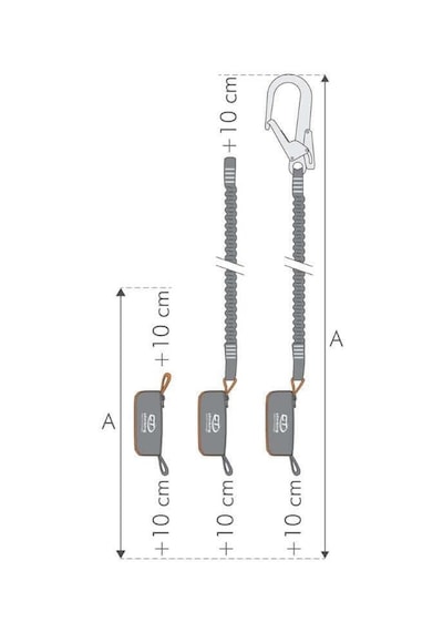Climbing Technology Şok Emici Y-L Flex-ABS 140 cm Çok Renkli