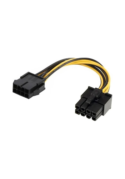8 Pin Eps-12v Erkek - 8 Pin Dişi Pcı E Cpu Güç Uzatma Kablosu 30 Cm