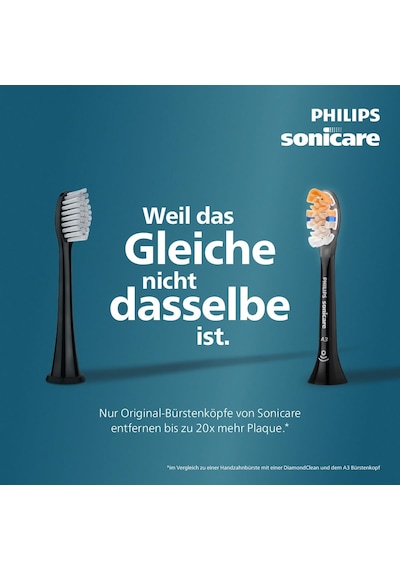 Philips Sonicare C3 Premium Plaque Defense, Orijinal Yedek Fırça Başlıkları, Beyaz, 6'lı Paket, Hx9046/87