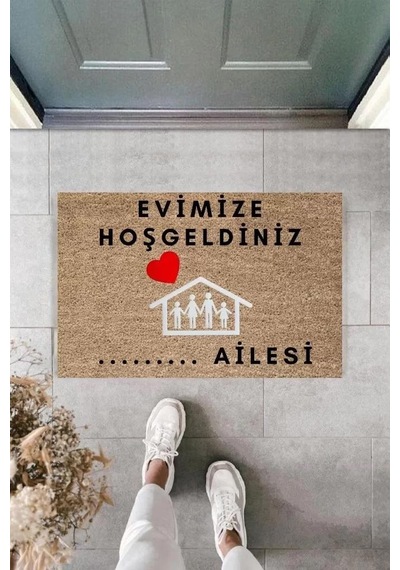 Dijital Baskı Kişiye Özel İç Kapı Dekorasyon Paspas Ps11304 Renkli