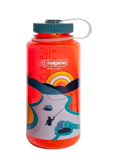 Nalgene 32 Oz Retro Pomegranate Tritan Suluk Matara 1 Litre Kırmz