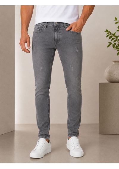 Classics Men Lion Life Erkek Slim Fit Jean Pantolon - 7692 AÇIK GRİ