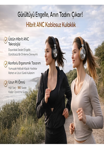 DeanB Modern Buds Bluetooth 6.0 Kulak Üstü Kulaklık