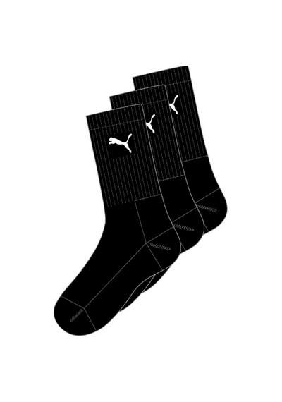 Puma Crew Sock 3p Siyah Erkek Çorap 000000000102264643 Siyah