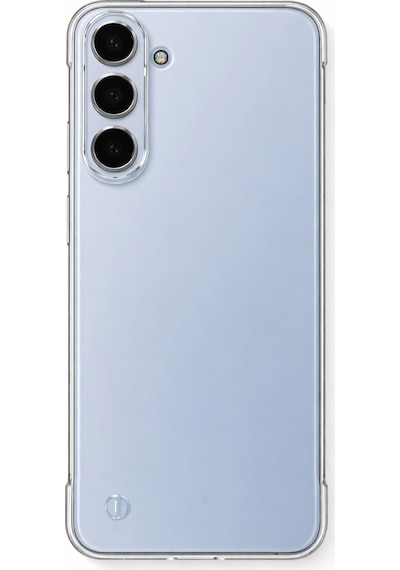 Samsung Galaxy S23 Fe Uyumlu Kamera Korumalı Yanları Açık Sararmaz Sert Mika Şeffaf Kılıf