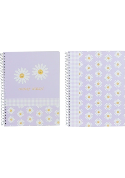 Ancor B'log Flowers A5 Spiralli Kareli Defter 111866