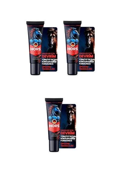 Hors Active Cream Krem 50 Ml X 3 Adet