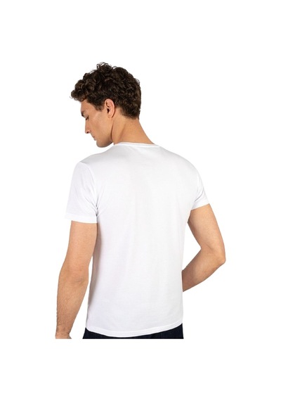Tudors 20408 Slim Fit Dar Kesim Bisiklet Yaka Kısa Kol Basic Erkek Tişört Beyaz Tudors 20408 Slim Fit Dar Kesim Bisiklet Yaka Kısa Kol Basic Erkek Tişört Beyaz