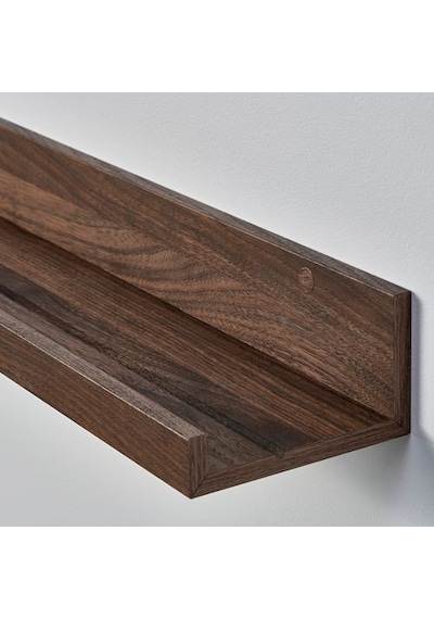Ikea Mosslanda Çerçeve Rafı, Ceviz Görünümlü, 55 Cm