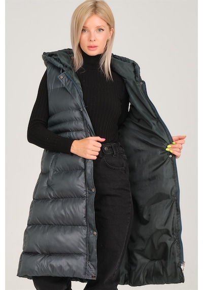 Dewberry Bayan Yelek Z6757 Yeşil