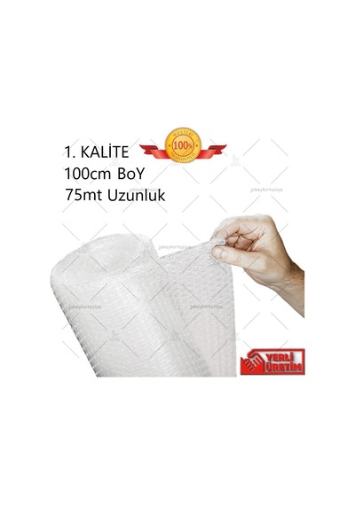 Balonlu Patpat-paketleme Naylonu Boy-100cm X 75mt-uzunluk - 75m²