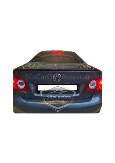 ŞüsCarOto Vw Jetta MK5 2005-2010 Bagaj Üstü Spoiler Çıtası Piano Black Parlak Siyah (00)
