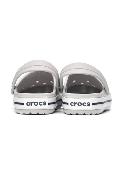 Crocs Unisex Crocband Classic Gray White Unisex Terlik Sandalet Gri Beyaz Siyah