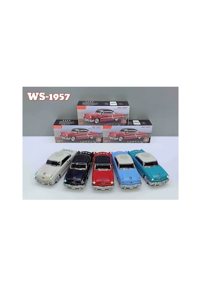 1952 Lincoln Capri Şarjlı Bluetooth Speaker Kablosuz Led Işıklı Hoparlör Fm Radyo Sd Kart Usb