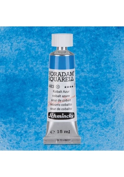 Schmincke Horadam Aquarell Tube 15Ml Seri 4 Cobalt Azure 483
