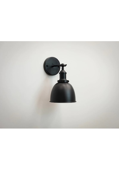 Riolight Retro 1,rustik,vintage Siyah Hareketli Başlık 1xe27 Meta Siyah