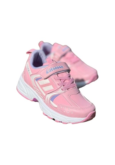 Lafonten 722 Filet Cırtlı Numara 34 Kız Çocuk Sneaker Ayakkabı Pembe - Lila