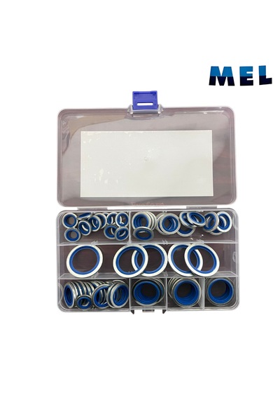 Mel 65 Parça Inch Ölçülü Oringli Pul Seti